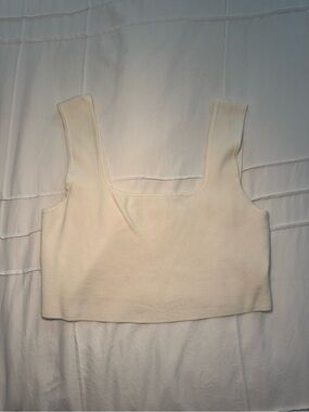 H&M Cream Crop Top